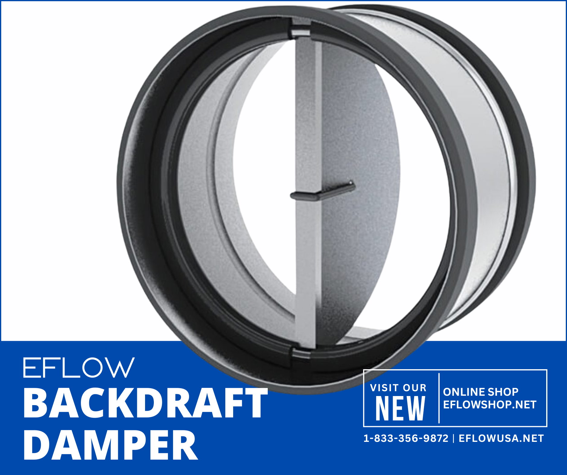 eFlow Backdraft Damper: Precision Airflow Control for Efficient Ventilation