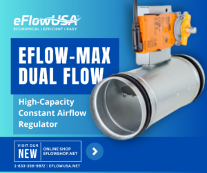 eFlow-MAX Dual Flow High Capacity Constant Airflow Regulator - eFlow USA